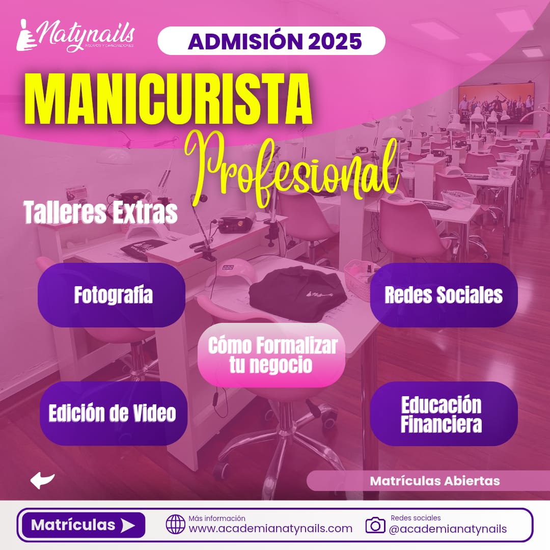 Matrícula Manicurista Profesional 2025