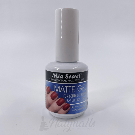 TOP COAT MATTE GEL 15ML. - MIA SECRET