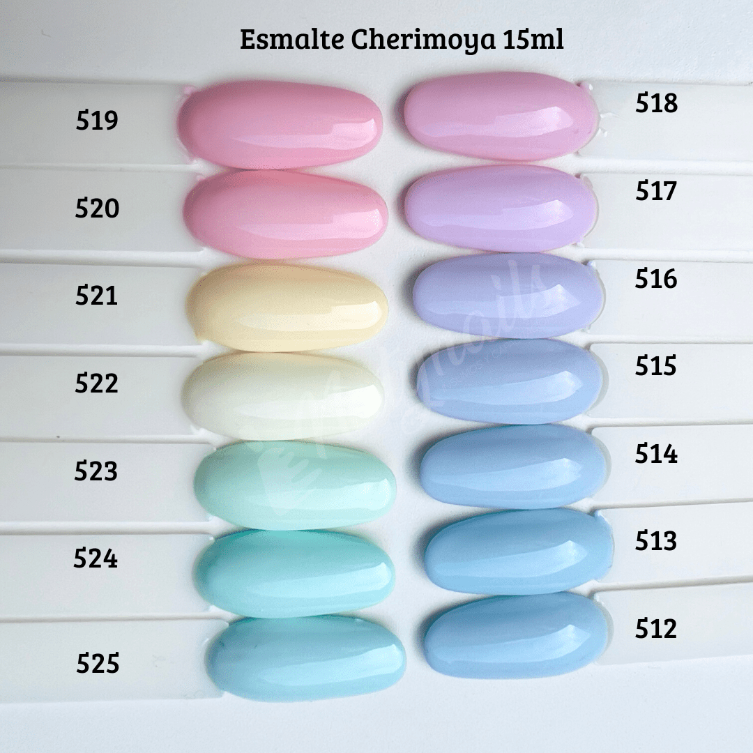 ESMALTES CHERIMOYA 15ML PASTELES