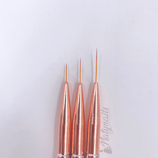 SET PINCELES LINERS GOLDEN ROSE X3