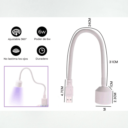 LAMPARA LED CONECTOR USB